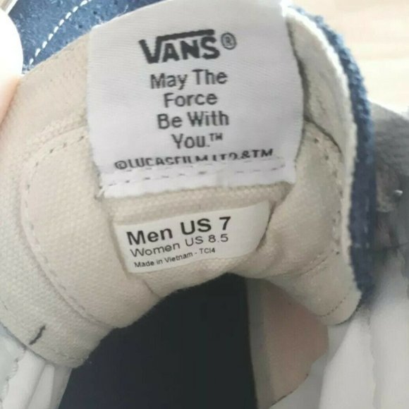 Vans Aloha Yoda Star Wars Lace Up High Top Sneaker - Picture 8 of 8